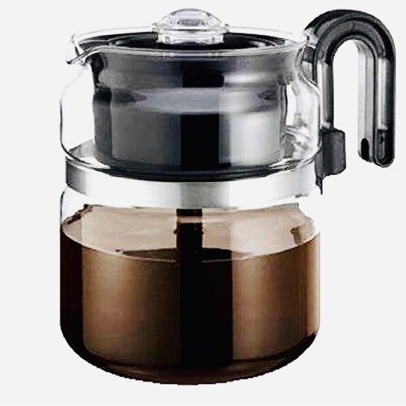 ONE-ALL MEDELCO 8-CUP STOVETOP GLASS PERCOLATOR EXCELLENT CONDITION German Glass - Picture 2 of 10